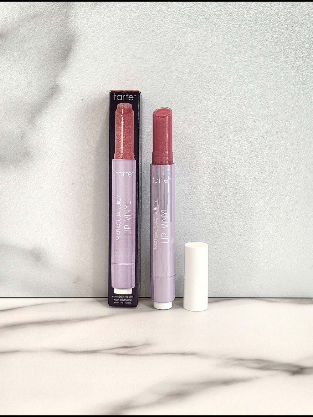 TARTE Maracuja Juicy Lip Vinyl In Shimmering Pink Lily (Rosy Pink) - NIB